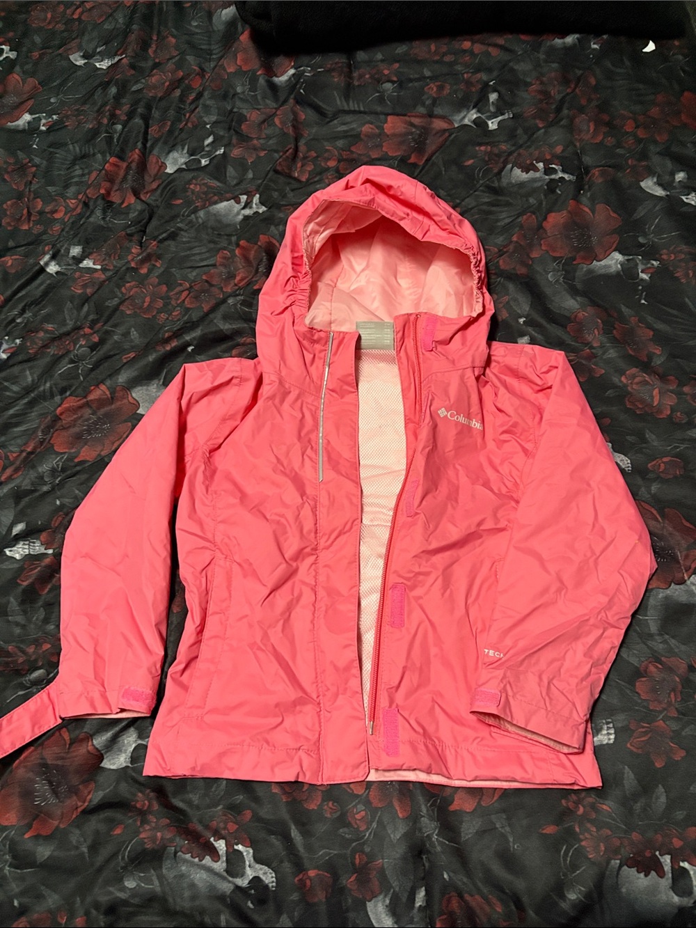 Columbia Women's Coral Pink Hooded Ski Jacket